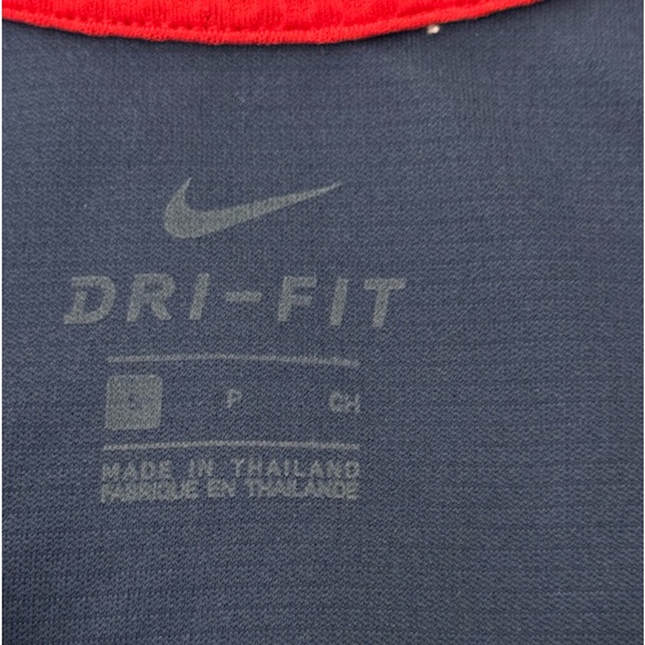 Nike Basketball Jersey Mens Small Tall Black Red White Spellout Dri FIT - Picture 2 of 7